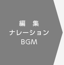 編集 ナレーション BGM