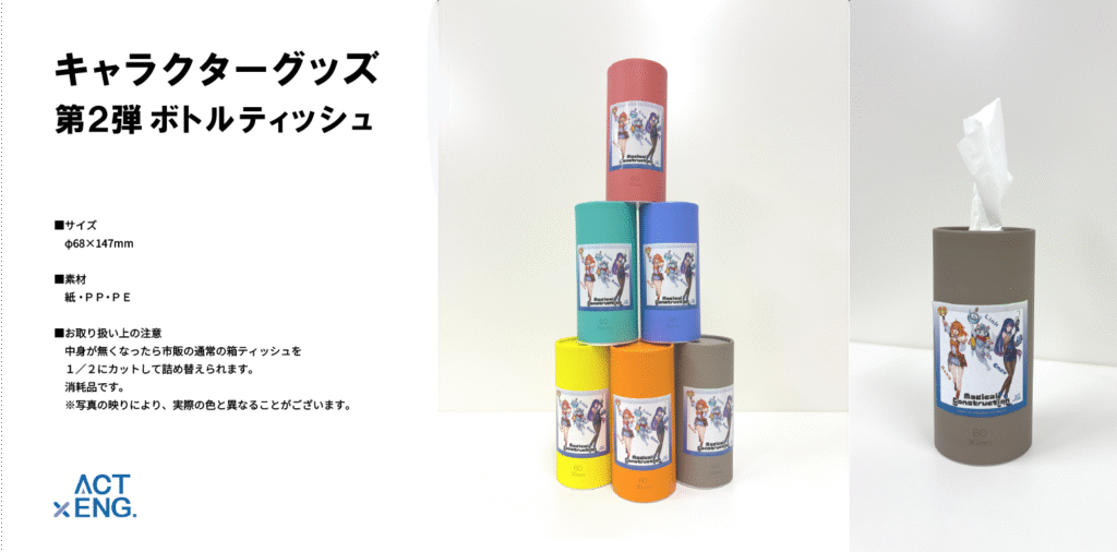 【キャラクターグッズ】第２弾 ボトルティッシュ